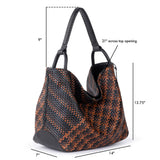 The Sak Los Feliz Large Tote - Leather - Espresso Woven