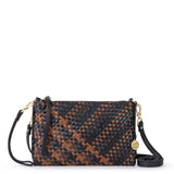 The Sak Vita Convertible Wristlet - Leather - Espresso Woven