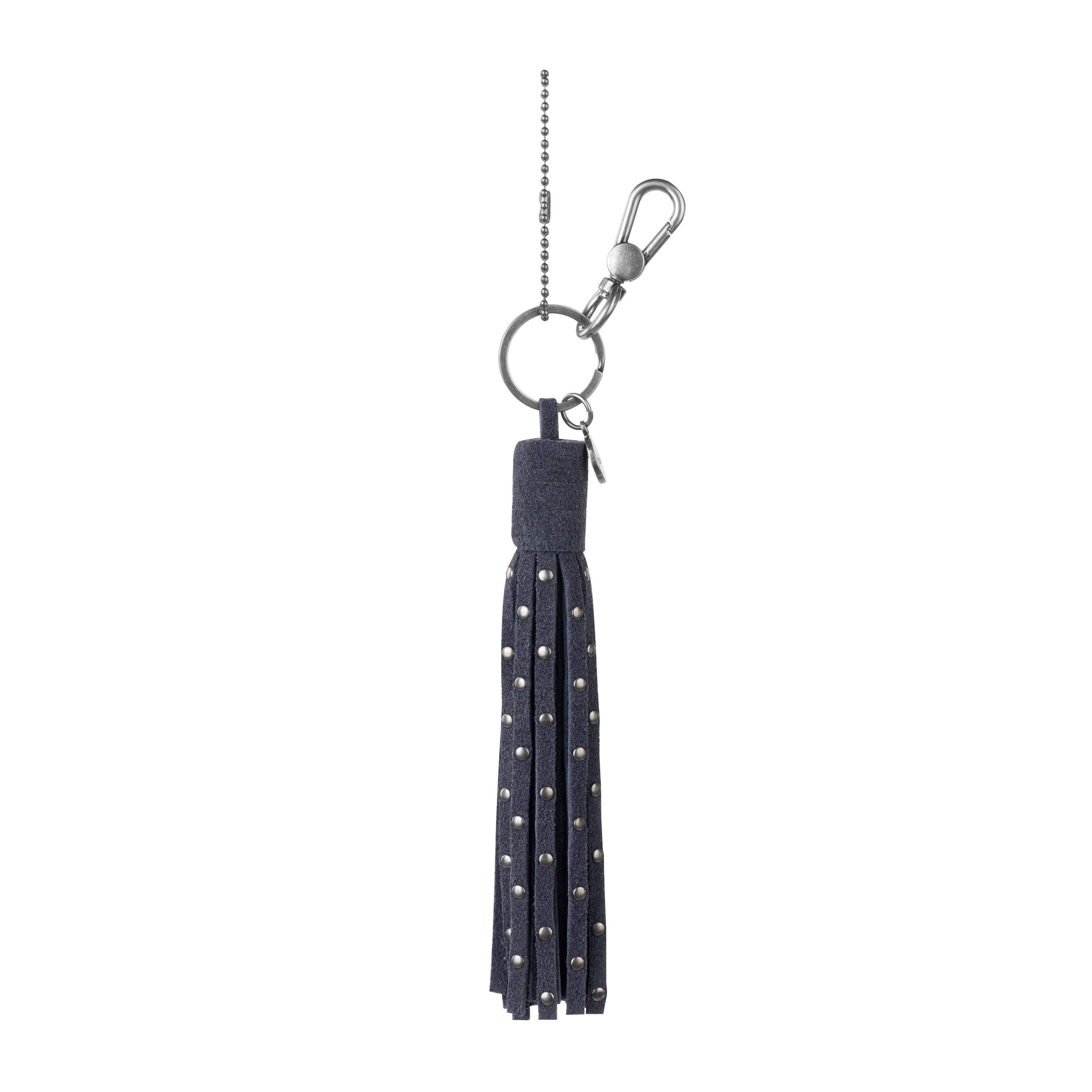 The Sak Birch Tassel Dangle - Leather - Storm Grey Stud Suede