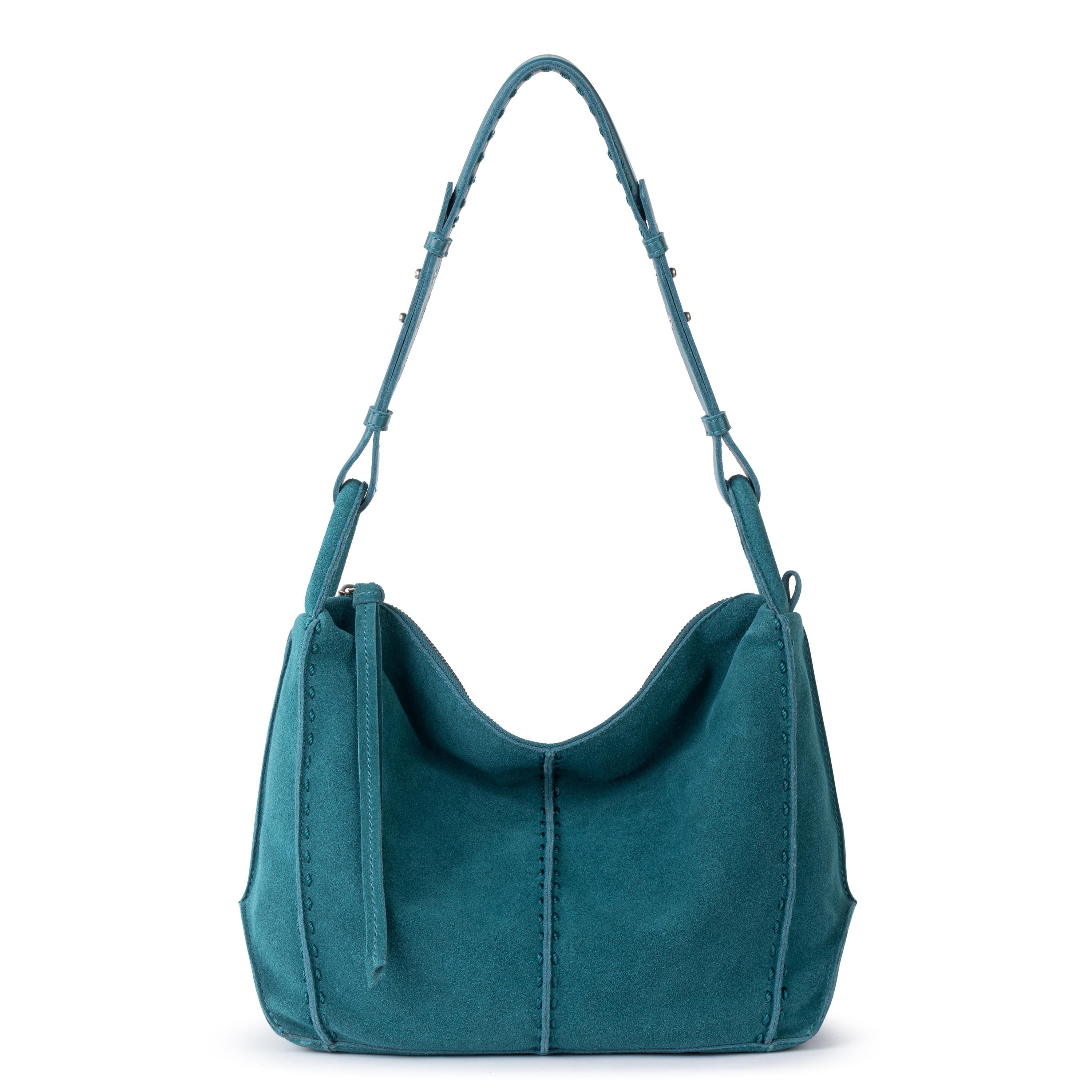 The Sak Los Feliz Hobo - Leather - Deep Teal Suede