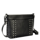 The Sak Melrose Crossbody - Leather - Black Studs Suede