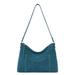 The Sak Melrose Shoulder Bag - Leather - Deep Teal Suede