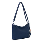 Sakroots Lumi Crossbody - EcoTwill - Navy Flower Blossom Quilted