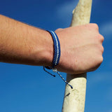 4ocean Deep Sea Braided Bracelet in Abyssal Blue Glow