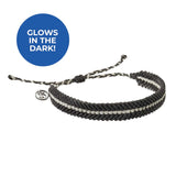 4ocean Deep Sea Braided Bracelet in Stygian Black Glow