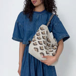 The Sak Los Feliz Large Tote - Hand Crochet - Natural Mermaid